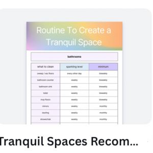 Cleaning Routine PDF